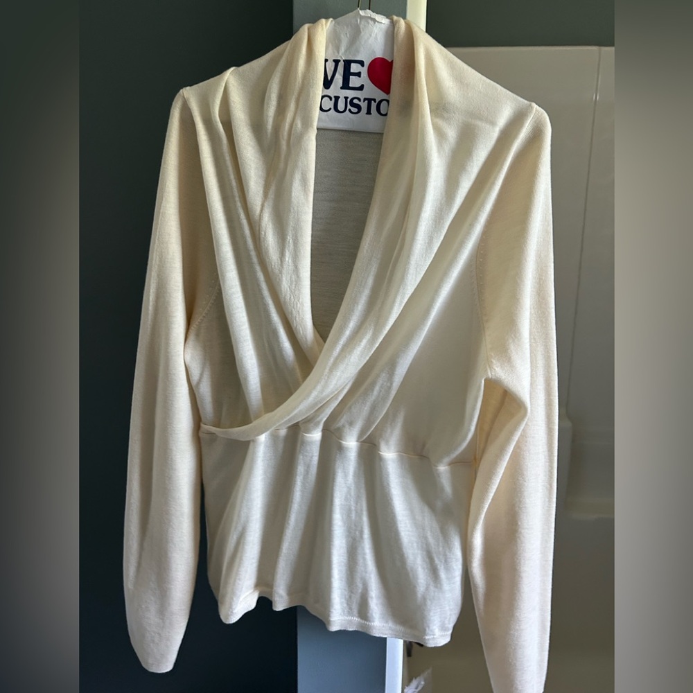 Cream Sweater by The Limited